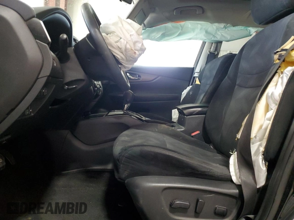 2016 Nissan Rogue SV with VIN 5N1AT2MV0GC873569, listed as a Copart auction lot 53288555 with 0 mi miles and Salvage Title. Bid and sale history available at carsss.com. Image 7.