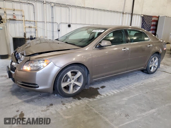 2012 Chevrolet Malibu 1LT with VIN 1G1ZC5EU2CF281316, listed as a Copart auction lot 55526735 with 120,867 mi miles and Salvage Title. Bid and sale history available at DreamBid. Image 1.