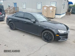 2017 Audi A4 Premium with VIN WAUDNAF40HN050153, listed as a Copart auction lot 60552645 with 117,318 mi miles and Salvage title. Bid and sale history available at DreamBid. Image 4.