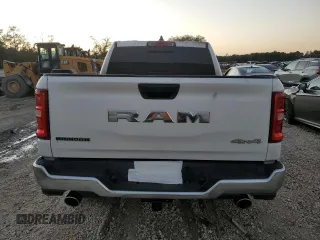 2025 Ram 1500 Big Horn with VIN 1C6SRFFPXSN583907, listed as a Copart auction lot 87313124 with 0 mi miles and Non Repairable. Bid and sale history available at carsss.com. Image 6.