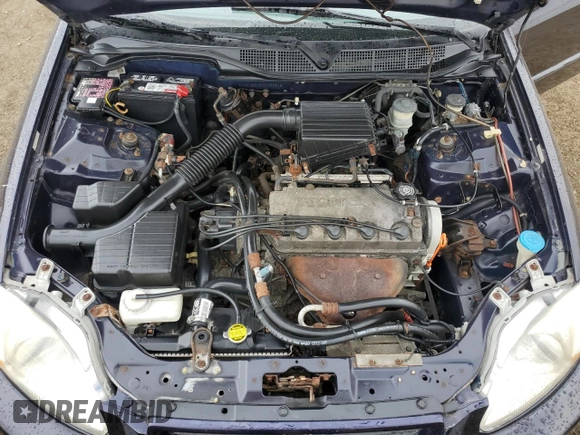 1997 Honda Civic DX with VIN 2HGEJ6342VH107818, listed as a Copart auction lot 78277454 with 176,302 mi miles and Clean Title. Bid and sale history available at DreamBid. Image 11.