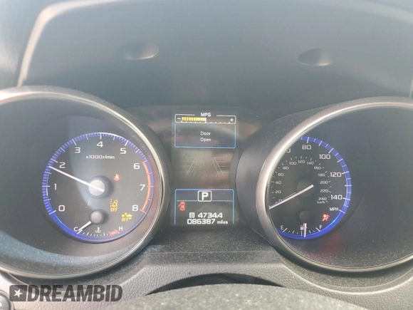 2017 Subaru Outback Premium with VIN 4S4BSAFC9H3394176, listed as a Copart auction lot 63486575 with 86,387 mi miles and Salvage title. Bid and sale history available at DreamBid. Image 9.