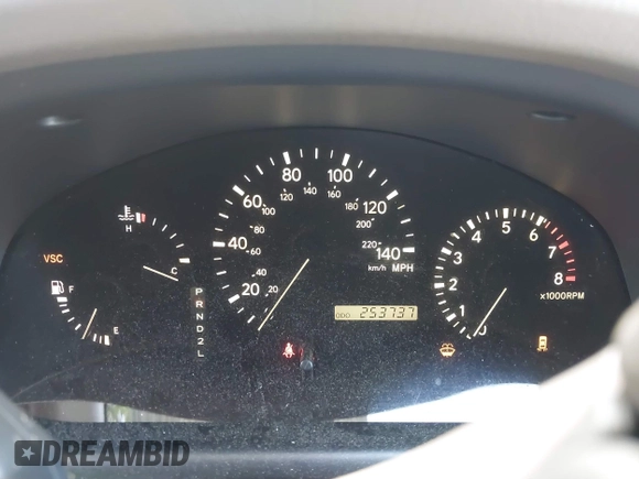 2002 Lexus RX 300 z VIN JTJHF10U820238852, wystawiony jako IAAI lot #42351604 z przebiegiem 253 737 mil mil oraz . Historia ofert i sprzedaży dostępna na DreamBid. Obrazek 7.