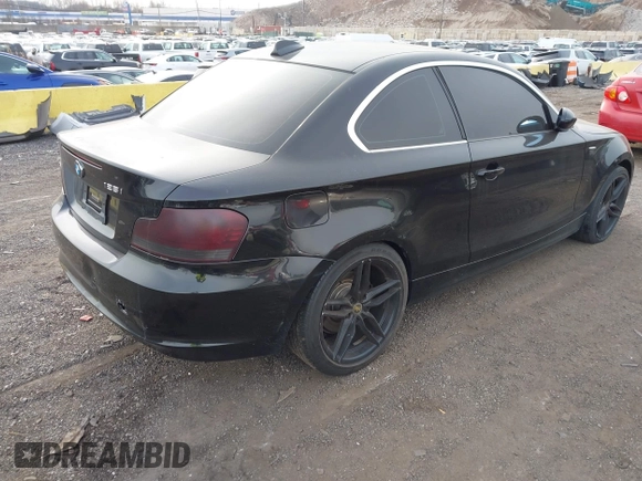 2008 BMW 1 Series 128i with VIN WBAUP93548VF48025, listed as a IAAI auction lot 41003684 with 140,344 mi miles and . Bid and sale history available at DreamBid. Image 4.