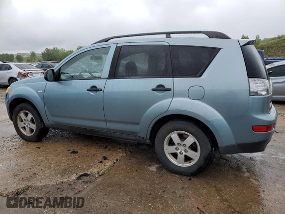 2007 Mitsubishi Outlander LS z VIN JA4MT31XX7Z016180, wystawiony jako Copart lot #59299615 z przebiegiem 125 060 mil mil oraz Szkoda całkowita • Salvage title. Historia ofert i sprzedaży dostępna na DreamBid. Obrazek 2.