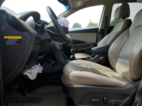 2014 Hyundai Santa Fe with VIN 5XYZU3LBXEG193009, listed as a Copart auction lot 60458575 with 151,230 mi miles and Salvage title. Bid and sale history available at DreamBid. Image 7.