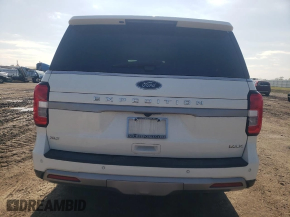 2022 Ford Expedition Max XLT with VIN 1FMJK1HT3NEA48763, listed as a Copart auction lot 45296145 with 66,751 mi miles and Salvage title. Bid and sale history available at DreamBid. Image 6.