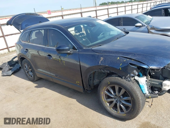 2020 Mazda CX-9 Touring with VIN JM3TCACY1L0419630, listed as a IAAI auction lot 42282675 with 105,207 mi miles and . Bid and sale history available at DreamBid. Image 1.