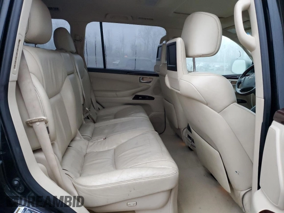 2015 Lexus LX 570 with VIN JTJHY7AX7F4184982, listed as a Copart auction lot 83942454 with 140,524 mi miles and Salvage Title. Bid and sale history available at DreamBid. Image 12.