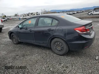 2015 Honda Civic Sedan LX with VIN 19XFB2E55FE071473, listed as a Copart auction lot 49604395 with 255,389 mi miles and Salvage Title. Bid and sale history available at carsss.com. Image 2.