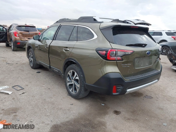 2020 Subaru Outback Touring XT with VIN 4S4BTGPD2L3164091, listed as a IAAI auction lot 41124324 with 100,137 mi miles. Bid and sale history available at carsss.com. Image 3.