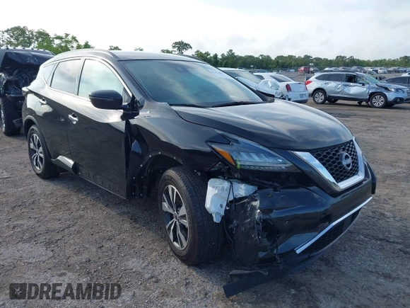 2023 Nissan Murano SV с VIN 5N1AZ2BJ7PC110995, выставлен на аукционе IAAI как лот 42426861 с пробегом 48 185 миль миль и . История ставок и продаж доступна на DreamBid. Изображение 1.
