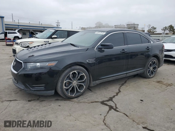 2014 Ford Taurus SHO with VIN 1FAHP2KT4EG116744, listed as a Copart auction lot 44947915 with 138,757 mi miles and Clean Title. Bid and sale history available at carsss.com. Image 1.