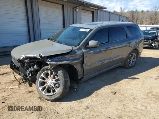 2020 Dodge Durango GT with VIN 1C4RDHDG7LC394584, listed as a Copart auction lot 46718595 with 101,366 mi miles and Salvage Title. Bid and sale history available at DreamBid. Image 1.