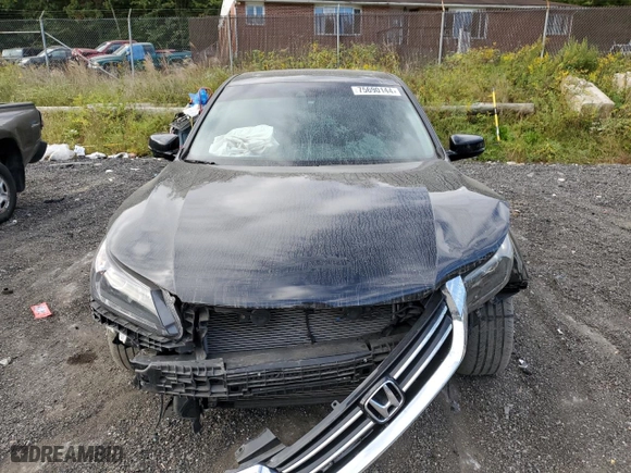 2014 Honda Accord Sedan EX-L with VIN 1HGCR3F88EA034434, listed as a Copart auction lot 75690144 with 135,963 mi miles and Salvage Title. Bid and sale history available at carsss.com. Image 5.