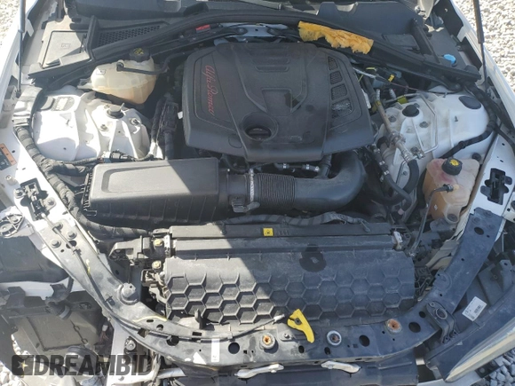 2019 Alfa Romeo Giulia Sport with VIN ZARFAMAN5K7599504, listed as a Copart auction lot 48114655 with 87,155 mi miles and Salvage title. Bid and sale history available at DreamBid. Image 11.