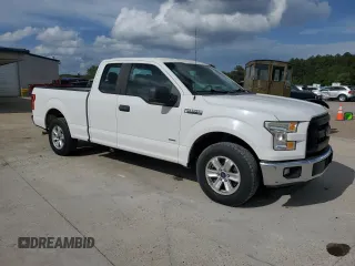 2015 Ford F-150 XL with VIN 1FTEX1CP8FFC26812, listed as a Copart auction lot 51857225 with 58,636 mi miles and Clean Title. Bid and sale history available at carsss.com. Image 4.