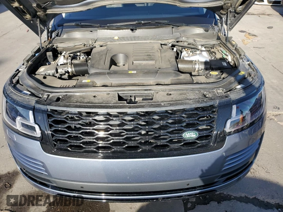 2022 Land Rover Range Rover Westminster with VIN SALGS2RU2NA459700, listed as a Copart auction lot 75722584 with 33,379 mi miles and Clean title. Bid and sale history available at DreamBid. Image 12.