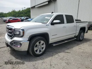 2018 GMC Sierra 1500 SLT z VIN 3GTU2NEC9JG641124, wystawiony jako Copart lot #57134445 z przebiegiem 95 381 mil mil oraz Szkoda całkowita • Salvage title. Historia ofert i sprzedaży dostępna na DreamBid. Obrazek 1.
