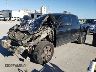 2005 Dodge Dakota SLT with VIN 1D7HE48N55S345313, listed as a Copart auction lot 81206784 with Not provided miles and Salvage title. Bid and sale history available at DreamBid. Image 1.