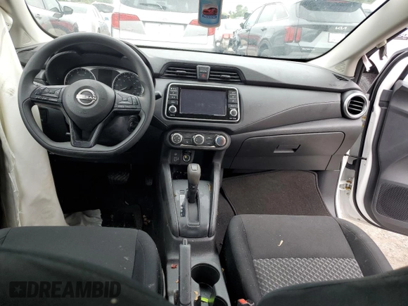 2024 Nissan Versa S with VIN 3N1CN8DV4RL874244, listed as a Copart auction lot 67565994 with 6,761 mi miles and Salvage Title. Bid and sale history available at DreamBid. Image 8.
