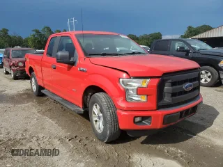 2015 Ford F-150 XL with VIN 1FTEX1CP5FKE13304, listed as a Copart auction lot 64386185 with 222,595 mi miles and Salvage title. Bid and sale history available at DreamBid. Image 4.