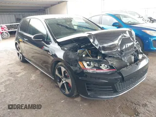2015 Volkswagen GTI S with VIN 3VWY47AU8FM085061, listed as a IAAI auction lot 41566520 with 107,498 mi miles and . Bid and sale history available at DreamBid. Image 1.
