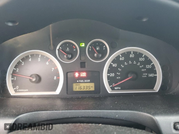 2005 Hyundai Santa Fe GLS with VIN KM8SC13E65U917940, listed as a Copart auction lot 41677315 with 116,335 mi miles and Salvage Title. Bid and sale history available at carsss.com. Image 9.