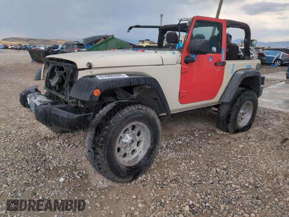 2013 Jeep Wrangler Sahara with VIN 1C4AJWBG9DL560781, listed as a Copart auction lot 61980265 with 86,436 mi miles and Salvage title. Bid and sale history available at DreamBid. Image 1.