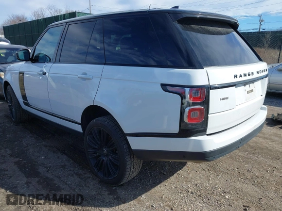 2019 Land Rover Range Rover HSE with VIN SALGS2SV2KA557849, listed as a IAAI auction lot 41834988 with 93,678 mi miles and . Bid and sale history available at DreamBid. Image 3.