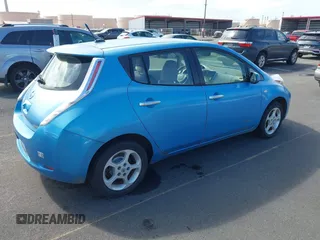 2011 Nissan LEAF SL-e with VIN JN1AZ0CP1BT008549, listed as a IAAI auction lot 41469574 with 72,264 mi miles. Bid and sale history available at carsss.com. Image 4.