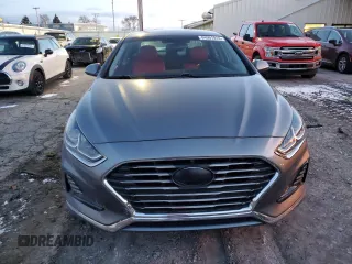 2018 Hyundai Sonata Sport Plus with VIN 5NPE34AF3JH628985, listed as a Copart auction lot 84901014 with 81,049 mi miles and Salvage Title. Bid and sale history available at DreamBid. Image 5.
