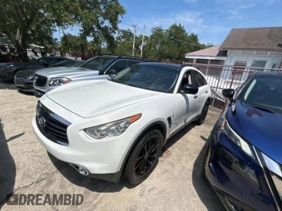 2014 Infiniti QX70 с VIN JN8CS1MW7EM410374, выставлен на аукционе Copart как лот 62132295 с пробегом 79 644 миль миль и Чистый • Clean title. История ставок и продаж доступна на DreamBid. Изображение 2.