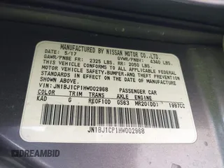 2017 Nissan Rogue S z VIN JN1BJ1CP1HW002968, wystawiony jako IAAI lot #41896777 z przebiegiem 128 583 mil mil oraz . Historia ofert i sprzedaży dostępna na DreamBid. Obrazek 9.