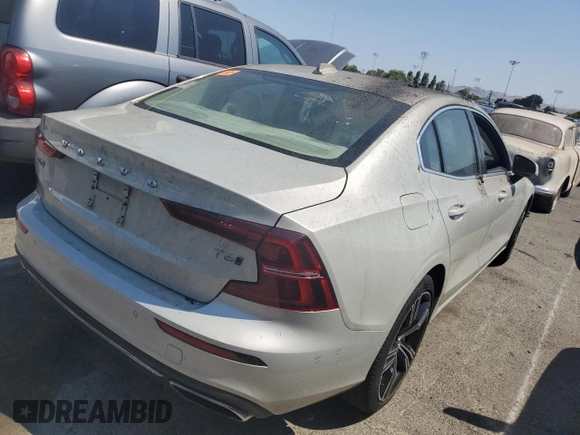 2021 Volvo S60 Inscription with VIN 7JRA22TL6MG102563, listed as a Copart auction lot 62763054 with 0 mi miles and Non Repairable. Bid and sale history available at carsss.com. Image 3.