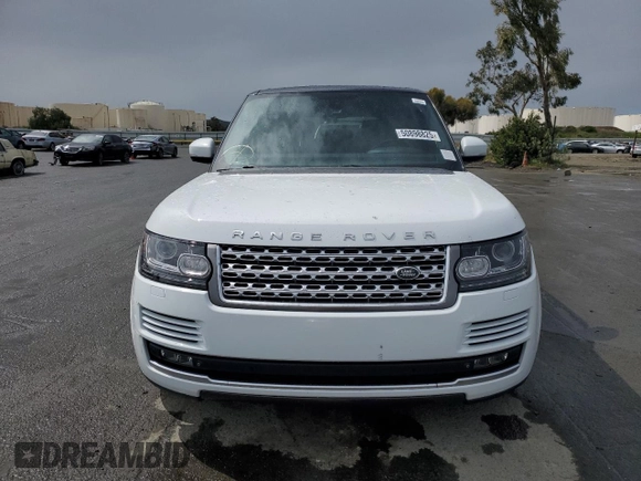 2015 Land Rover Range Rover HSE with VIN SALGS2VF9FA204857, listed as a Copart auction lot 50898825 with 102,401 mi miles and Clean title. Bid and sale history available at DreamBid. Image 5.