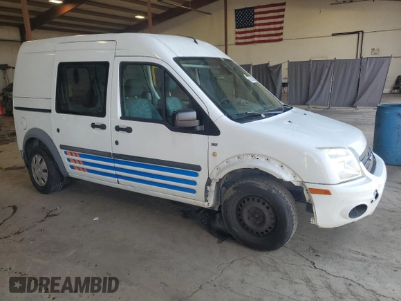 2013 Ford Transit Connect XLT with VIN NM0LS6BN9DT132971, listed as a Copart auction lot 62988865 with 173,421 mi miles and Salvage title. Bid and sale history available at DreamBid. Image 4.