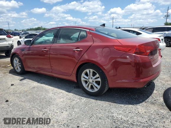 2013 Kia Optima EX z VIN 5XXGN4A75DG183192, wystawiony jako Copart lot #57114525 z przebiegiem 201 167 mil mil oraz Czysty tytuł • Clean title. Historia ofert i sprzedaży dostępna na DreamBid. Obrazek 2.