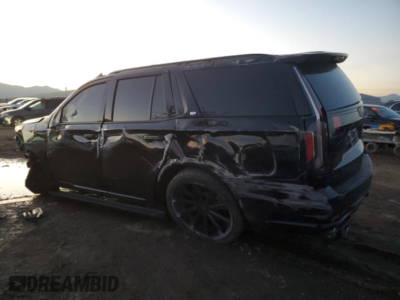 2021 Cadillac Escalade Sport Platinum with VIN 1GYS4GKL3MR199859, listed as a Copart auction lot 85749144 with 73,634 mi miles and Salvage title. Bid and sale history available at DreamBid. Image 2.