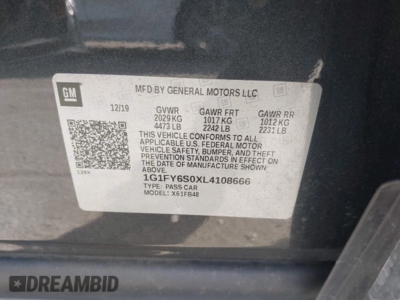 2020 Chevrolet Bolt EV LT z VIN 1G1FY6S0XL4108666, wystawiony jako IAAI lot #41682212 z przebiegiem 34 387 mil mil oraz . Historia ofert i sprzedaży dostępna na DreamBid. Obrazek 9.