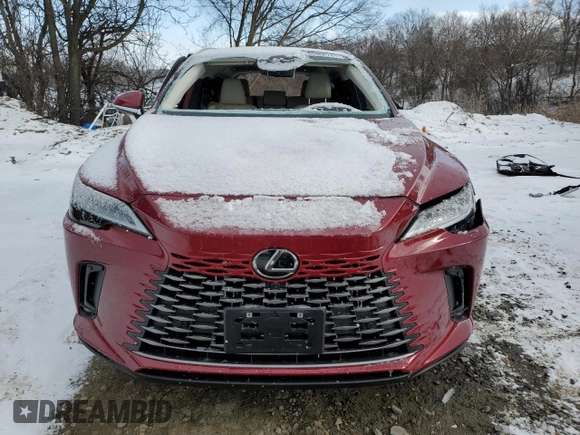 2023 Lexus RX 350h with VIN 2T2BBMCA0PC014846, listed as a Copart auction lot 88966745 with 13,384 mi miles and Salvage Title. Bid and sale history available at DreamBid. Image 5.
