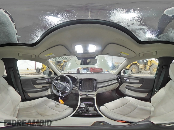 2023 Volvo XC40 Plus Dark Theme with VIN YV4L12UW2P2024297, listed as a Copart auction lot 44742735 with 15,666 mi miles and Salvage title. Bid and sale history available at DreamBid. Image 15.