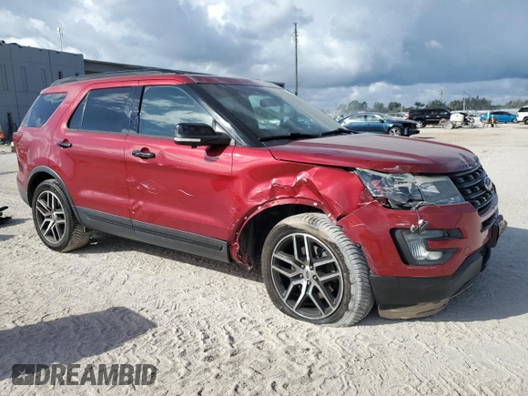 2017 Ford Explorer Sport z VIN 1FM5K8GT3HGA20532, wystawiony jako Copart lot #43986095 z przebiegiem 74 972 mil mil oraz Szkoda całkowita • Salvage title. Historia ofert i sprzedaży dostępna na DreamBid. Obrazek 4.