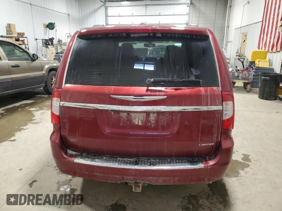 2016 Chrysler Town & Country Limited Platinum with VIN 2C4RC1GG7GR135385, listed as a Copart auction lot 87005574 with 145,863 mi miles and Salvage Title. Bid and sale history available at carsss.com. Image 6.