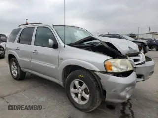 2005 Mazda Tribute i with VIN 4F2YZ02Z95KM52481, listed as a Copart auction lot 78846124 with 99,067 mi miles and Salvage Title. Bid and sale history available at carsss.com. Image 4.