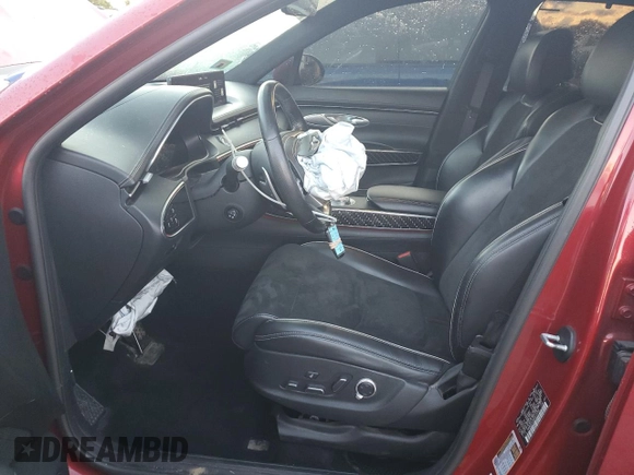 2022 Genesis GV70 Sport z VIN KMUMCDTC4NU010789, wystawiony jako Copart lot #68977264 z przebiegiem Nie podano mil oraz Czysty tytuł • Clean title. Historia ofert i sprzedaży dostępna na DreamBid. Obrazek 7.