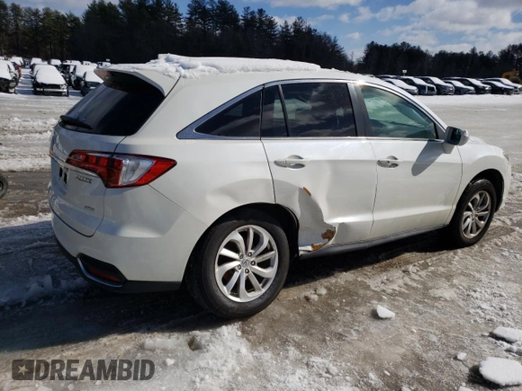 2018 Acura RDX w/Technology Pkg with VIN 5J8TB4H57JL005728, listed as a Copart auction lot 45553215 with 101,258 mi miles and Salvage Title. Bid and sale history available at carsss.com. Image 3.