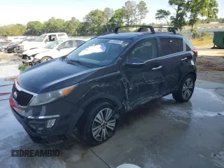 2014 Kia Sportage EX with VIN KNDPC3AC1E7645805, listed as a Copart auction lot 53456845 with Not provided miles and Salvage title. Bid and sale history available at DreamBid. Image 1.