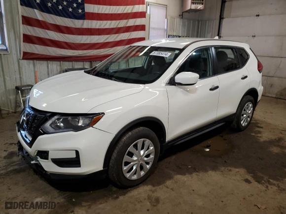 2017 Nissan Rogue S with VIN JN8AT2MV9HW011931, listed as a Copart auction lot 87385414 with 97,440 mi miles and Salvage Title. Bid and sale history available at carsss.com. Image 1.