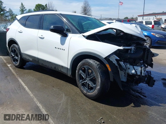 2023 Chevrolet Blazer LT with VIN 3GNKBCR40PS101480, listed as a IAAI auction lot 41833476 with 44,161 mi miles and . Bid and sale history available at DreamBid. Image 1.